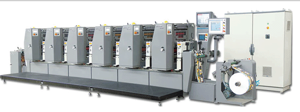 标签印刷机 6+1uv上光